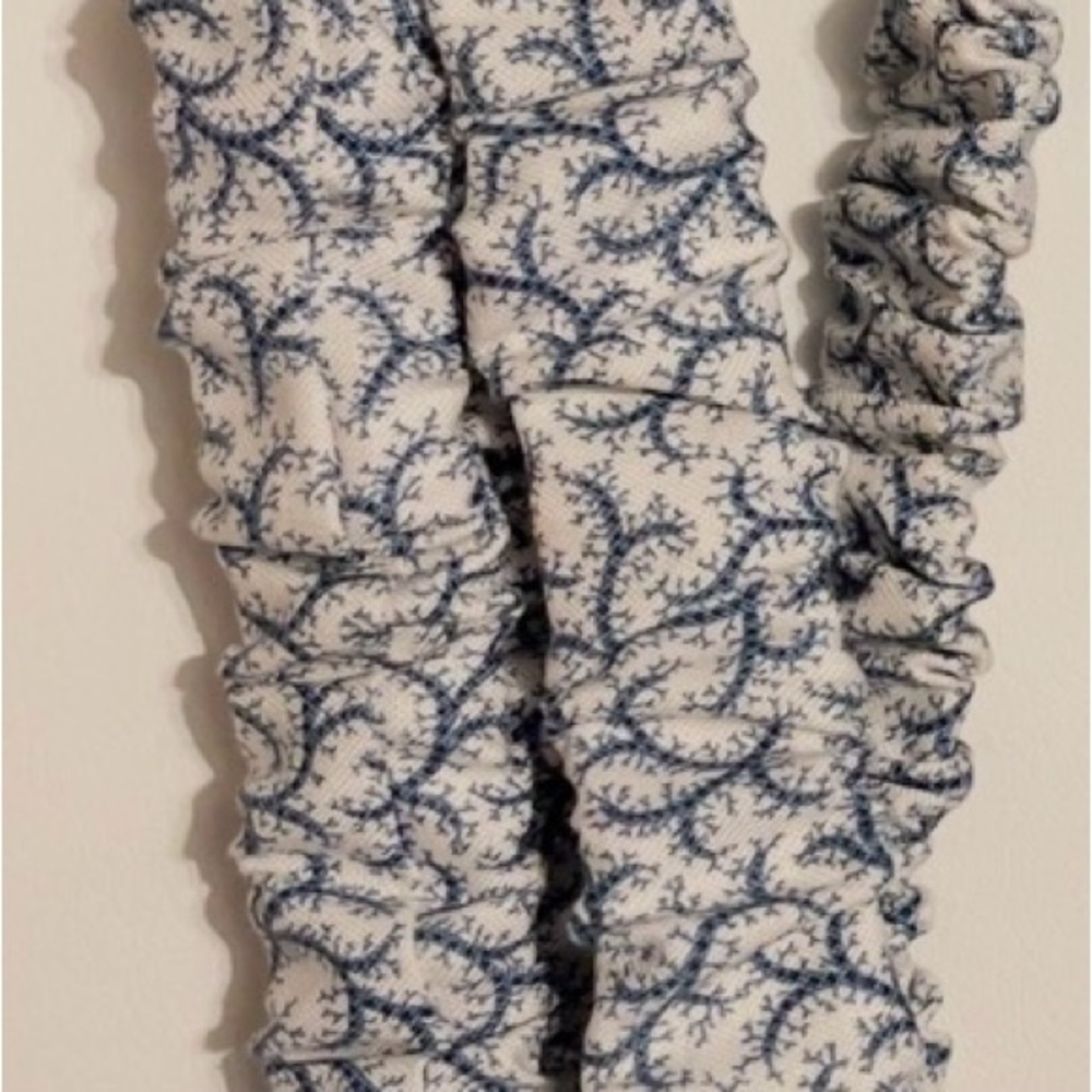 Blue Patterned Lanyard